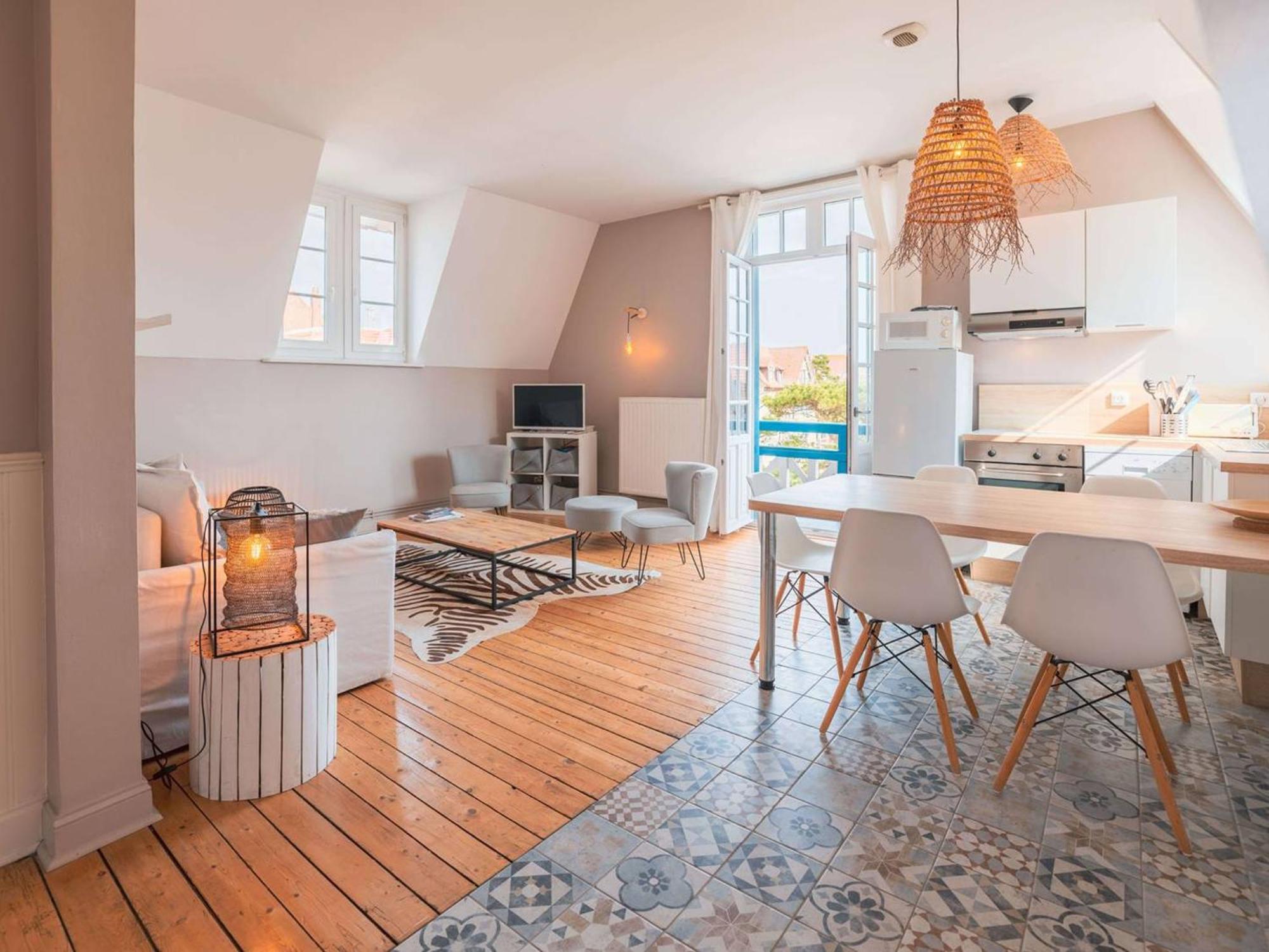 Appartement Moderne En Centre-ville Du Touquet Avec 2 - Fr-1-821-28 *